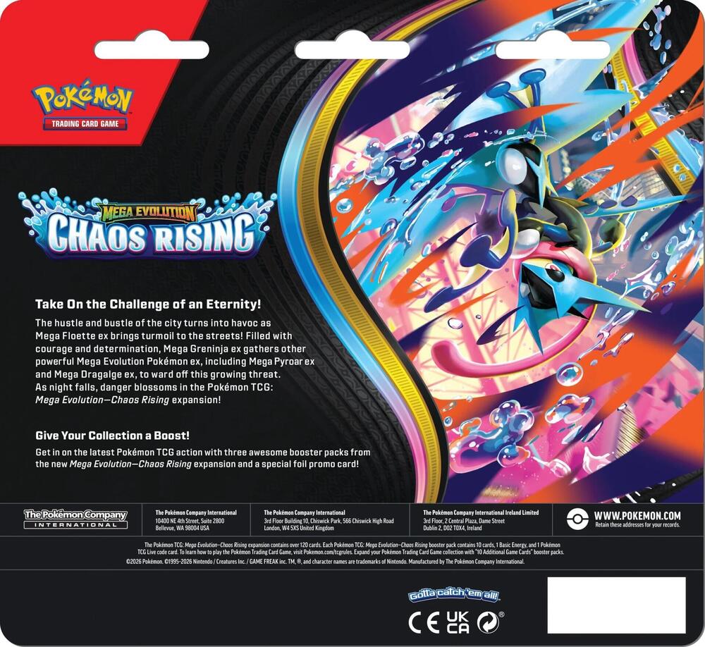Chaos Rising 3-Pack Blister