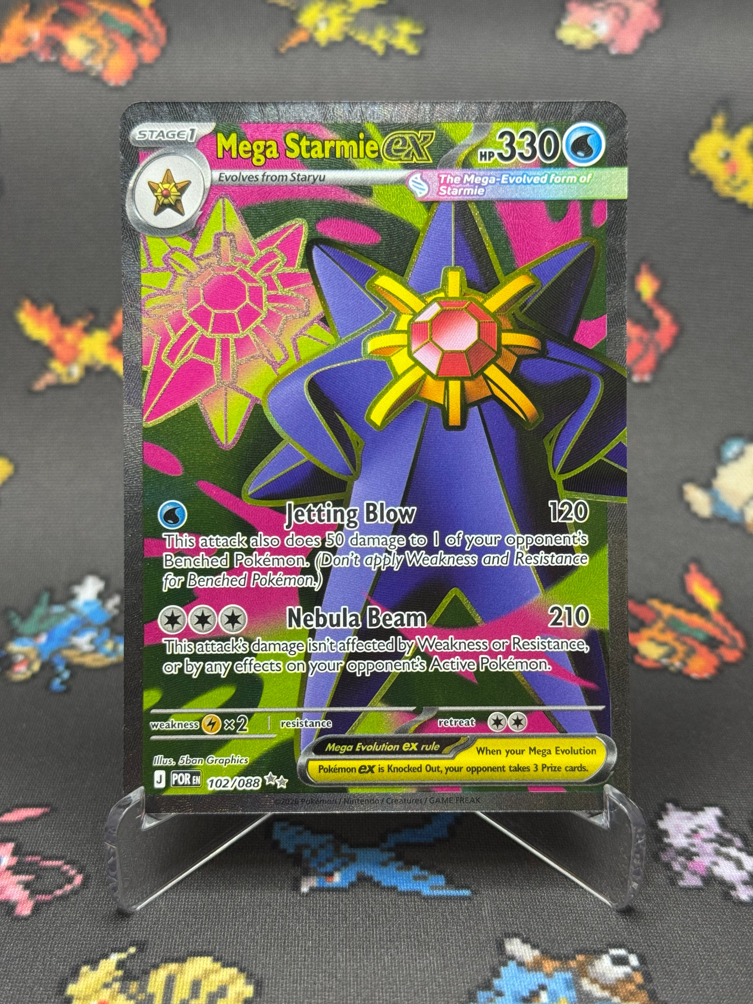 Mega Starmie EX PO 102
