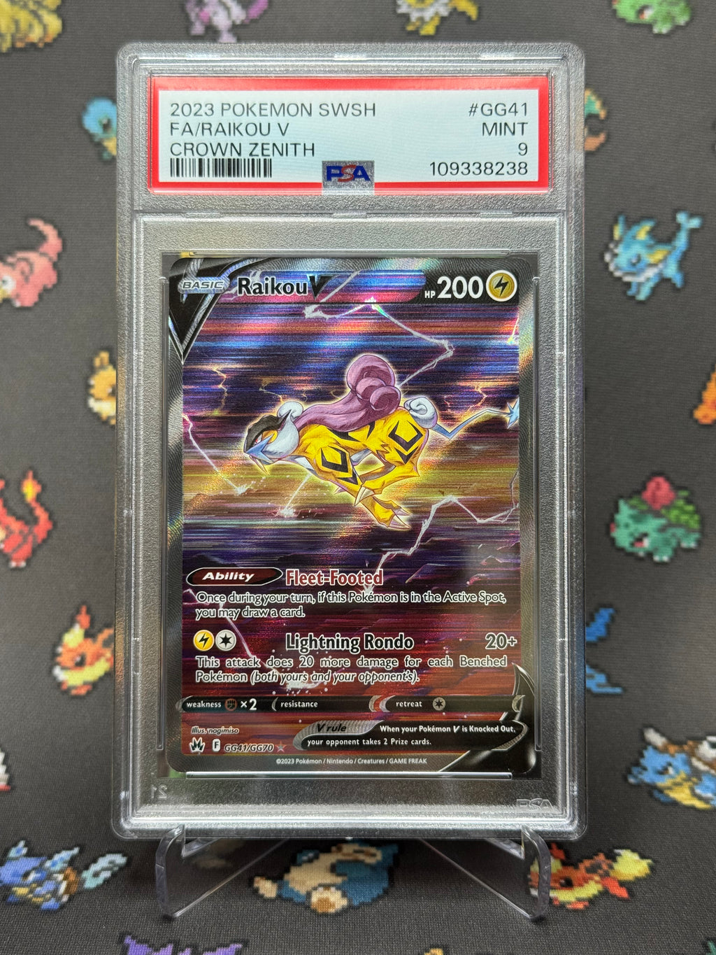 Raikou V CRZ GG41 PSA 9
